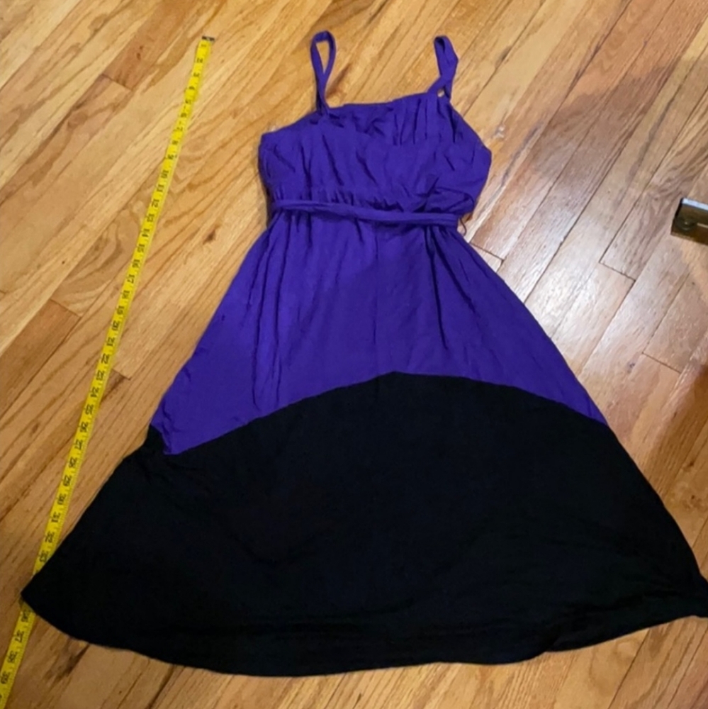 Motherhood Maternity Purple/Black Dress
